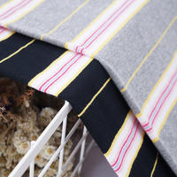 26S shirting single jersey fabrics  cotton striped organic cotton knitted fabric