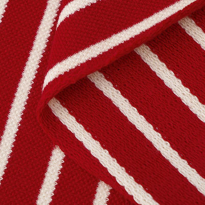 100% cotton  Yarn Dyed Striped Baby French Terry Knit Fabric for Hoodie Sweatshirt